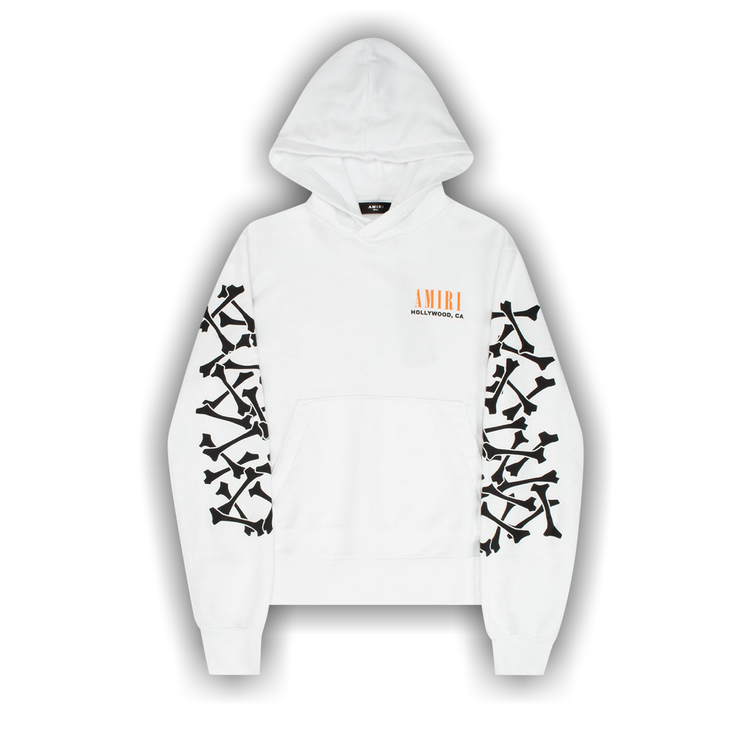 【AMIRI】Bones パーカー スウェットシャツ Buy Amiri Bones Hoodie 'White/Black' - PS22MJG024 111 WHIT