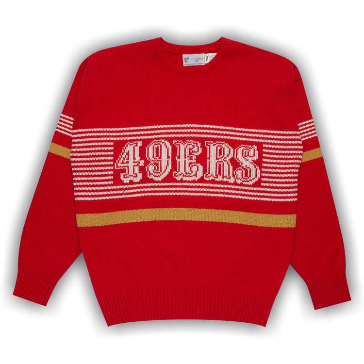 Vintage NFL 49ers / Buccaneers Cliff Engle Knit Sweaters for Sale