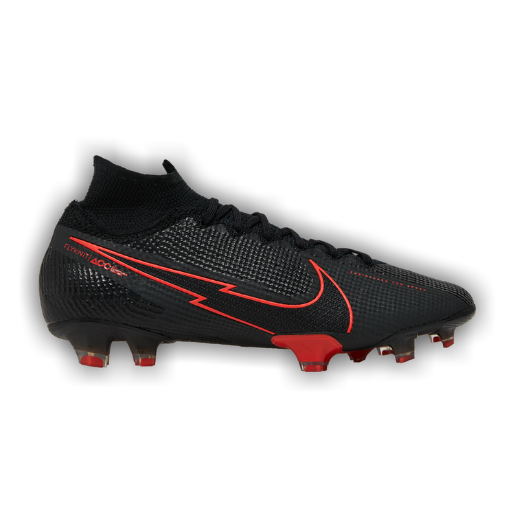 Nike mercurial cheap red and black