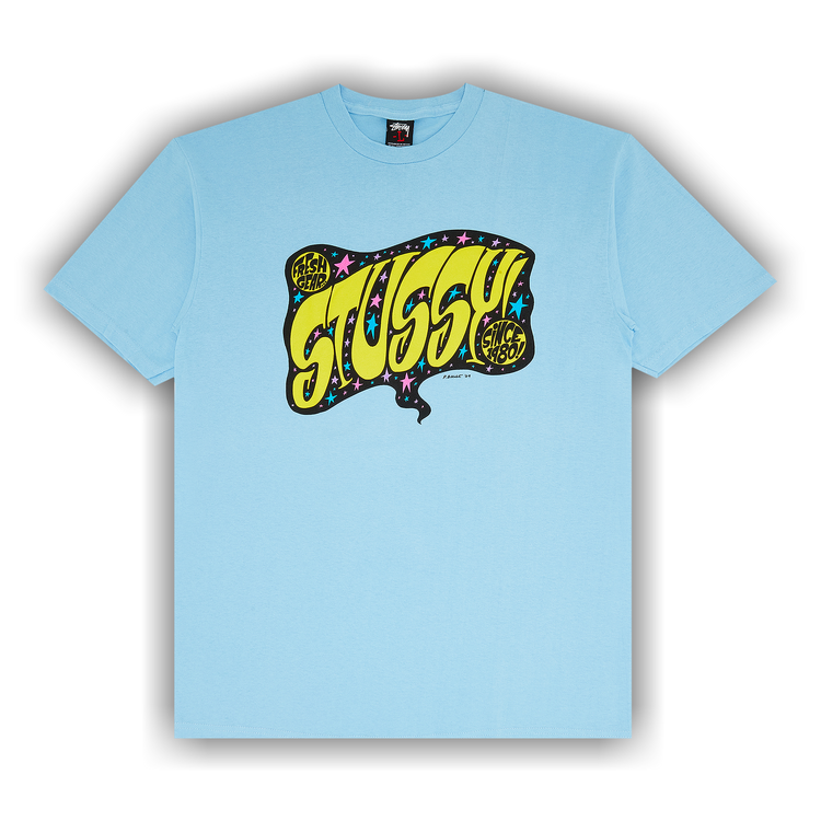 Buy Stussy x Peter Bagge Tee 'Light Blue' - 0535