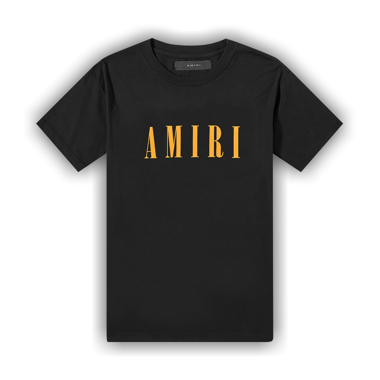 Buy Amiri Core Logo Tee 'Black/Orange' - PS22MJL001 063 BLAC