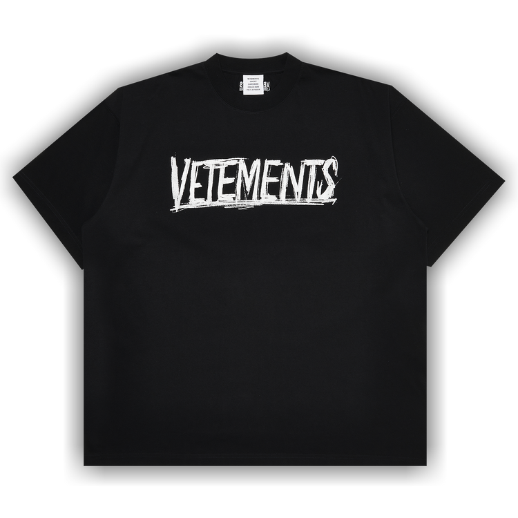 Buy Vetements World Tour T-Shirt 'Black/Silver' - UE52TR270S BLAC