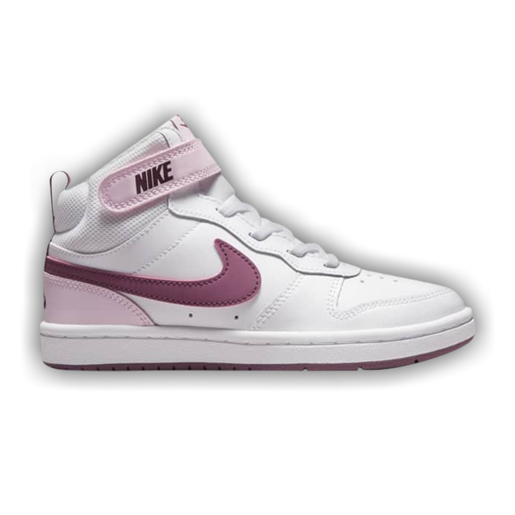 NIKE DERBY PINK/W 箱付き Nike Jordan 1 Mid Fierce Pink キッズ スニーカー (Nike/キッズ