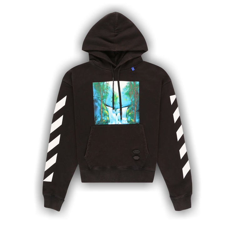 Off white sale hoodie waterfall