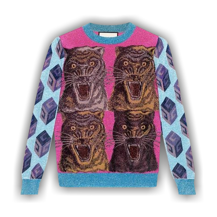 Buy Gucci Tiger Heat Sweater 'Multicolor' - 478745 X5Z88 5142 | GOAT
