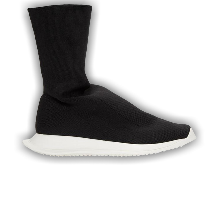 Buy Rick Owens DRKSHDW Runner Stretch Sock Black Milk DS18F7820 KLY 911 GOAT UK