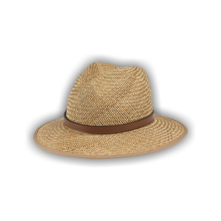 Gucci Alba Grosgrain-trimmed Straw Boater Hat - Women - Beige Hats