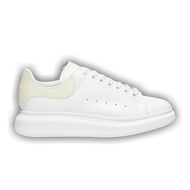 Size 10.0 Alexander McQueen Oversized Sneaker 'White Pearl'