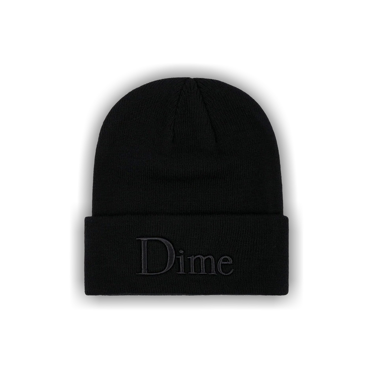 Buy Dime 3D Logo Beanie 'Black' - DIMEHO30BLK | GOAT