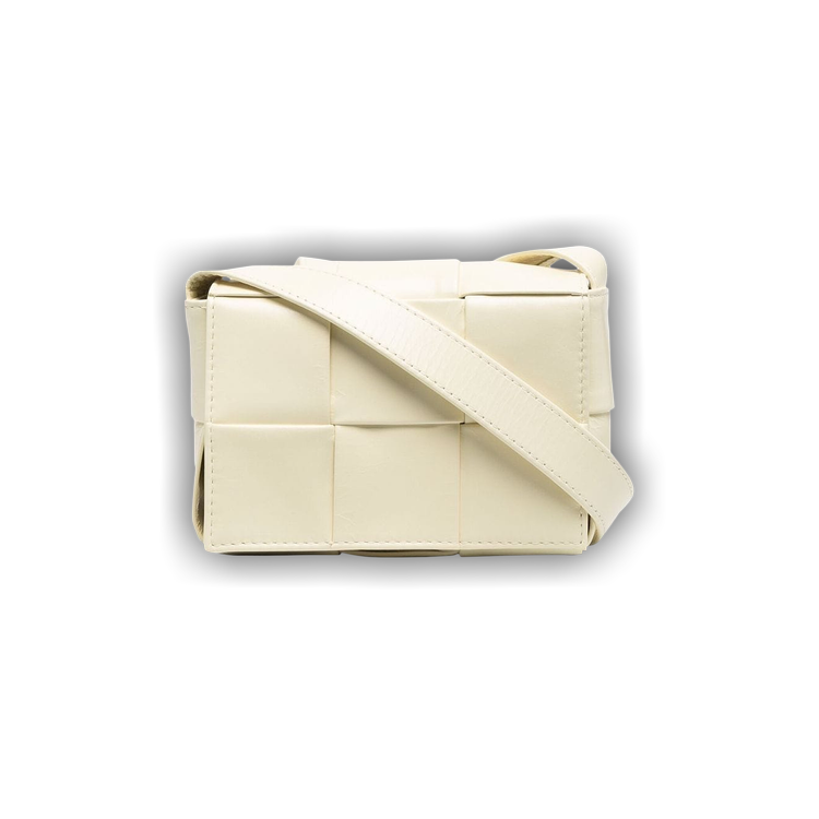 Bottega Veneta Mini Cassette Bag 'Zest/Washed Silver'