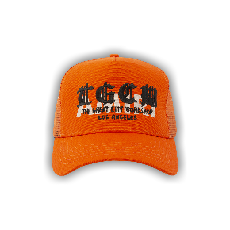 Buy Amiri T.G.C.W. Trucker Hat 'Orange' - PS22MAH026 665
