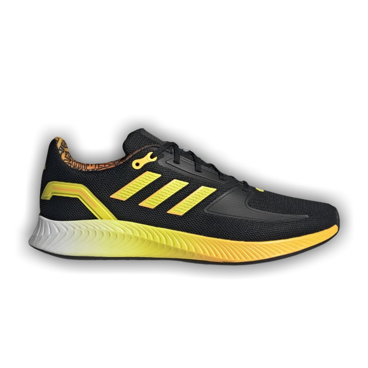 Buy Adidas Messi Runfalcon 2.0 'Black Bright Yellow' - GW3670 | GOAT