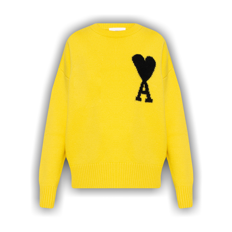 タグ付き　 ami paris イエロー イエロー（黄色）系 AMI PARIS(アミ パリス) ニット・セーター