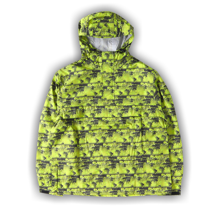 Buy Supreme World Famous Taped Seam Hooded Pullover 'Acid Green