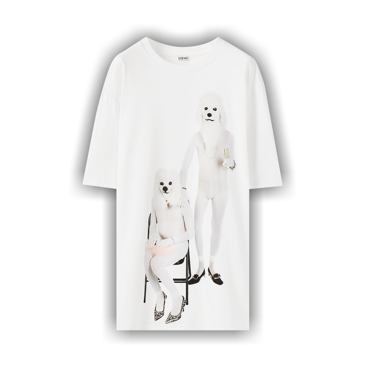 Loewe Twin Dog T-Shirt 'White' | GOAT