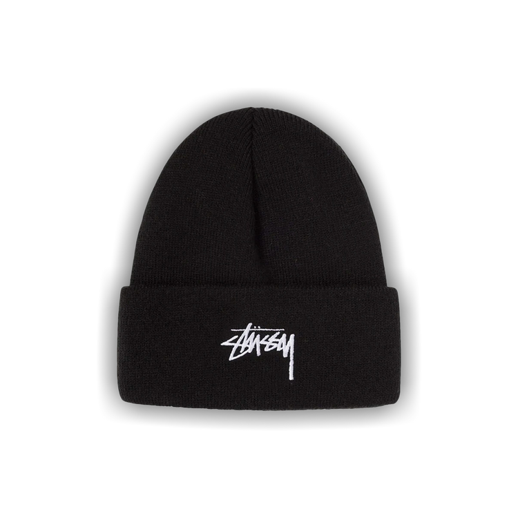 最新の激安 Beanie Cuff Stock Stussy Buy 'Black' GOAT | BLAC 1321020 - 帽子
