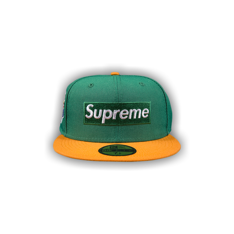 Supreme Team 94 Green/Blue Stretch Cap Hat — Roots