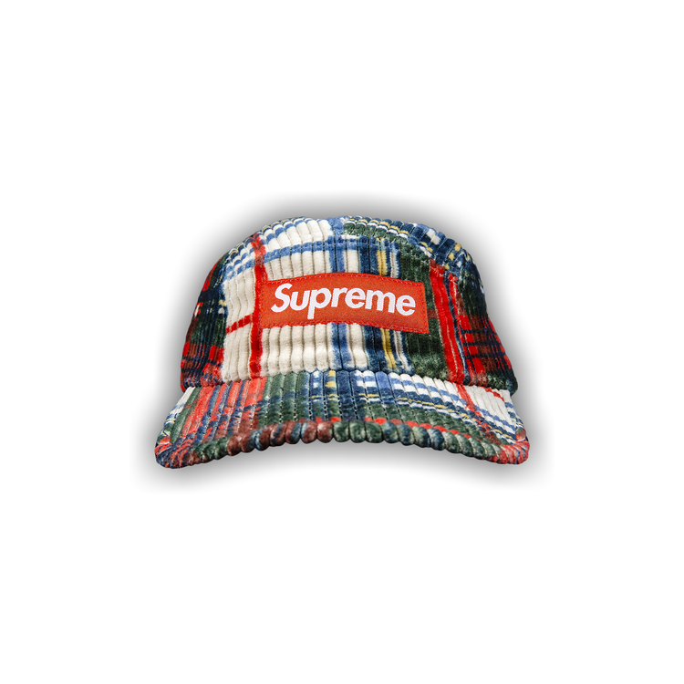 Buy Supreme Corduroy Camp Cap 'Plaid' - SS22H115 PLAID | GOAT