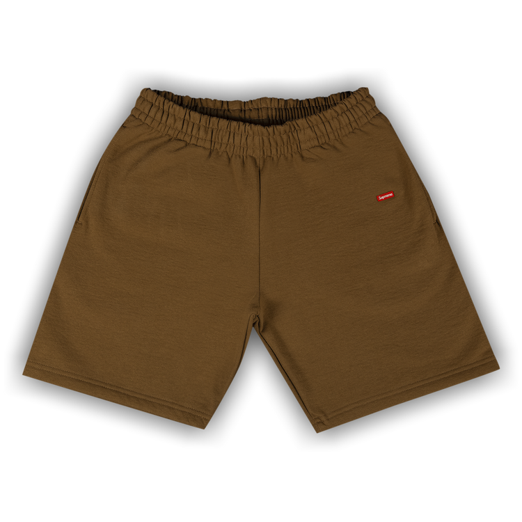 Buy Supreme Small Box Sweatshort 'Olive Brown' - SS22SH29 OLIVE