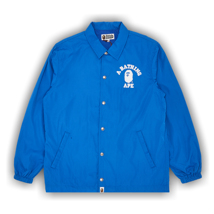 A BATHING APE コーチジャケット 青 A BATHING APE コーチジャケット 青 A BATHING APE® BAPE Patch