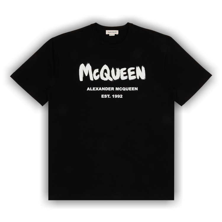【Alexander McQUEEN】Graffiti McQueen T-Shirt/全国送料込み Buy Alexander McQueen Graffiti T-Shirt 'White/Black