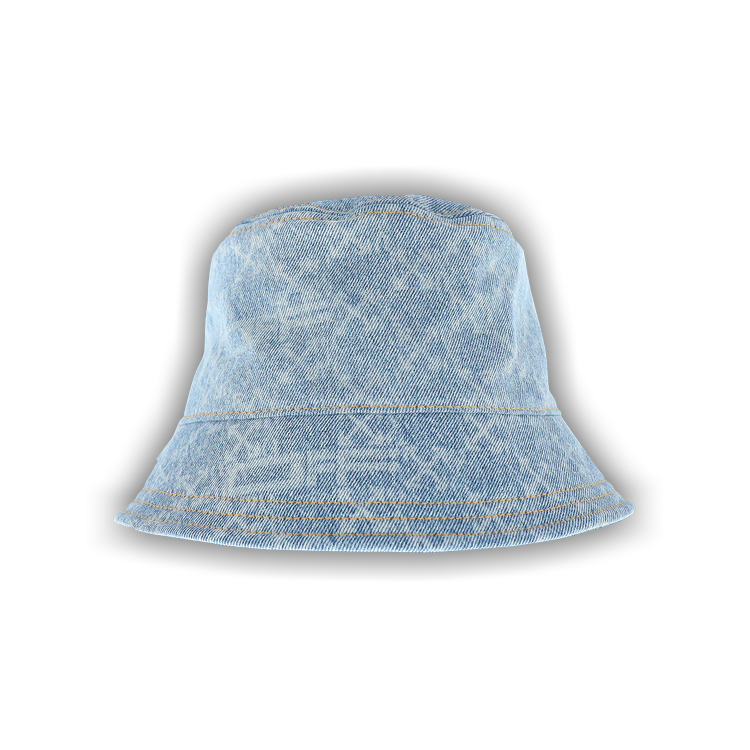 Off White Monogram Denim Bucket Hat Light Blue Li Hats Cloth ref