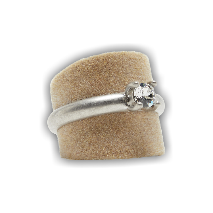 MM6 Maison Margiela シルバーリング ガンメタル US10 MM6 Maison