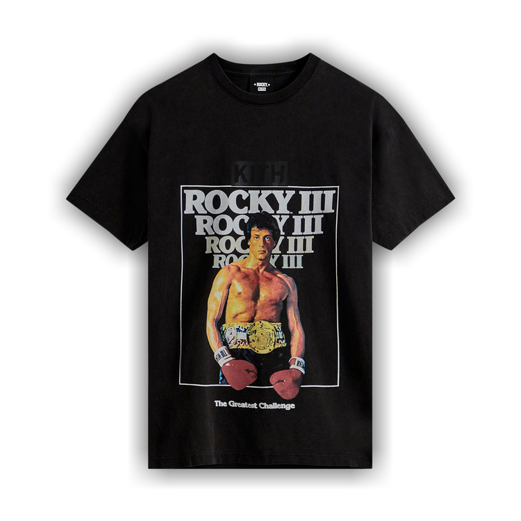Buy Kith For Rocky III Vintage Tee 'Black' - KH030161 001 | GOAT