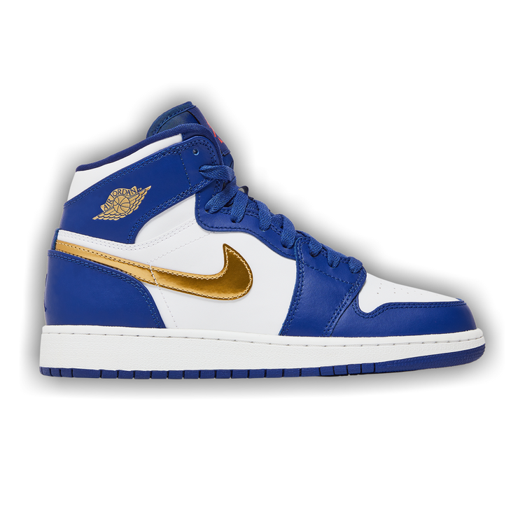 Air jordan 1 blue gold deals