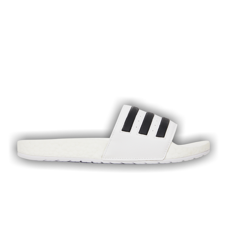 Buy Adidas Adilette Boost Slides 'White Black Stripes' FY8155