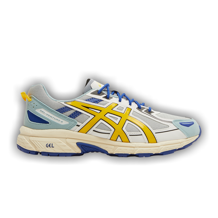 Buy Asics Gel Venture 6 'Piedmont Grey Vibrant Yellow' - 1201A366