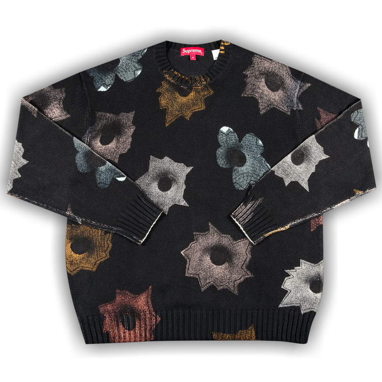 Buy Supreme x Nate Lowman Sweater 'Black' - SS22SK14 BLACK 