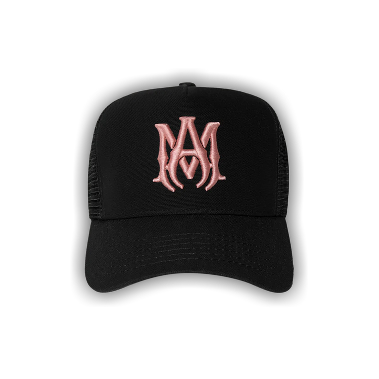 Buy Amiri MA Trucker Hat 'Black/Peach' - SS22MAH001 995 BLAC | GOAT