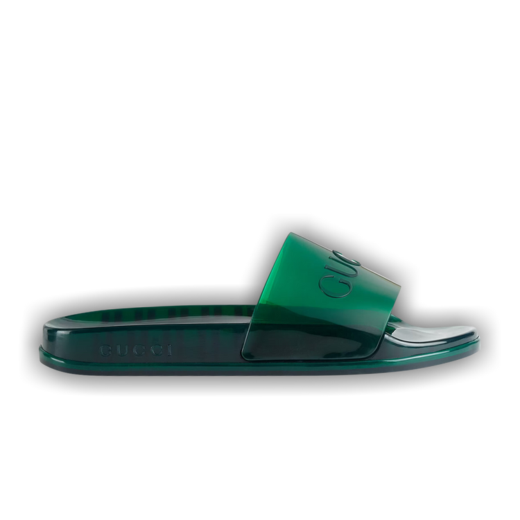Buy Gucci Slide Sandal Transparent Green 674163 J8700 8727