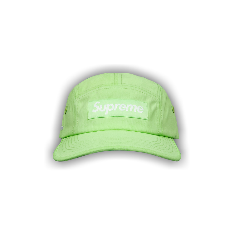 Buy Supreme Coated Cordura Camp Cap 'Lime' - SS22H79 LIME | GOAT