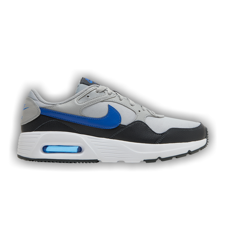 white & blue air max sc trainers