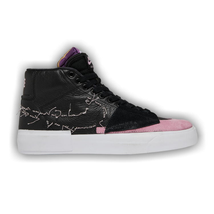 Buy Zoom Blazer Mid Edge SB 'Black Pink Rise' - DA2189 002