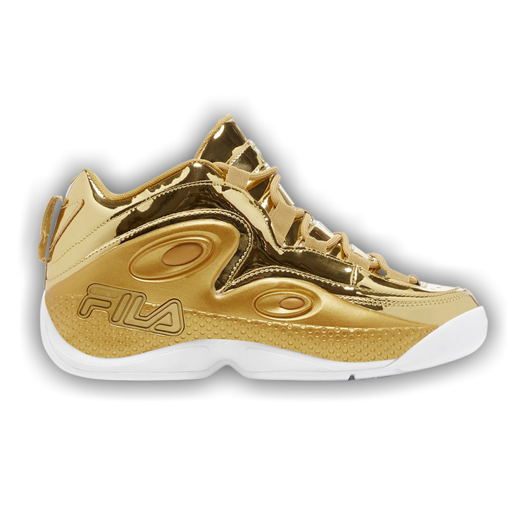 Fila disruptor white and gold hot sale