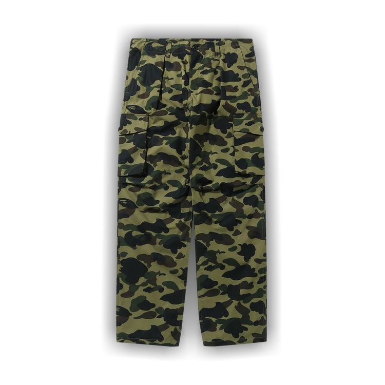 Buy BAPE 1st Camo Wide Fit 6 Pocket Pants 'Green' - 1H80 152