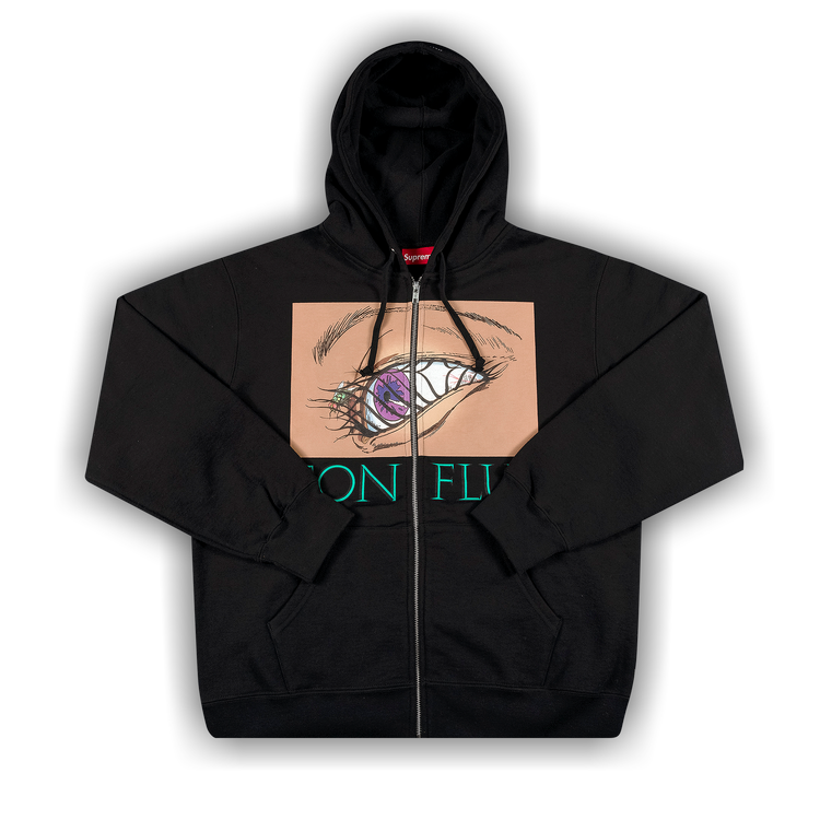 Buy Supreme Aeon Flux Zip Up Hooded Sweatshirt 'Black ...
