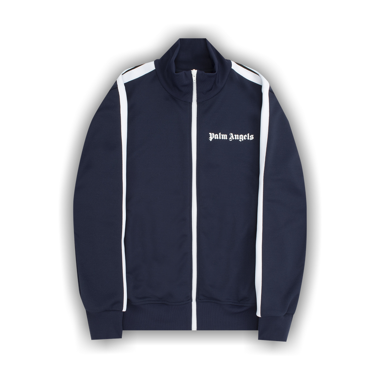 Palm angels navy track jacket clearance