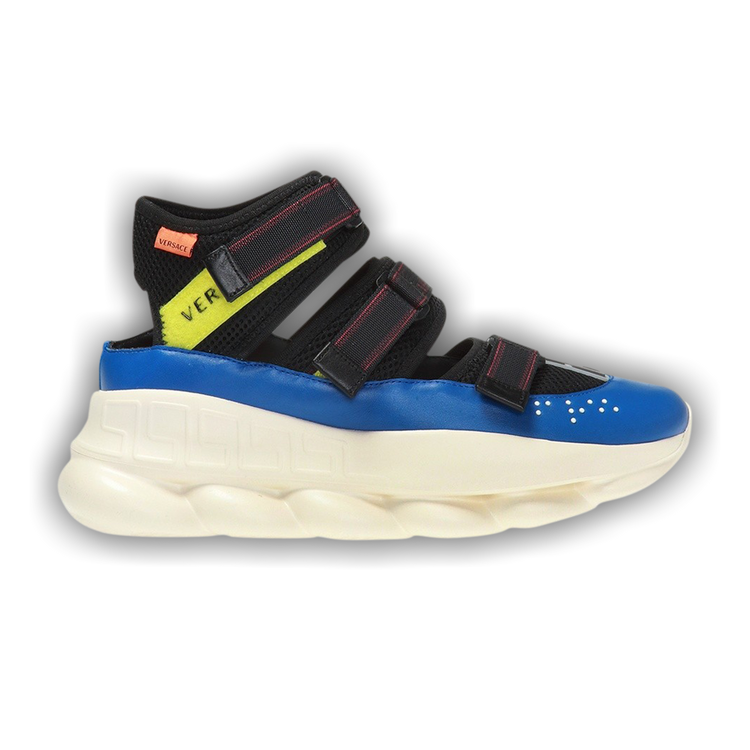 Buy Versace Wmns Chain Reaction Sandal Black Blue DSR901G