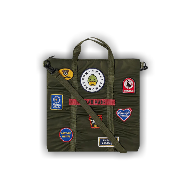 Buy Human Made Helmet Bag 'Olive' - HM23GD001 OLIV | GOAT