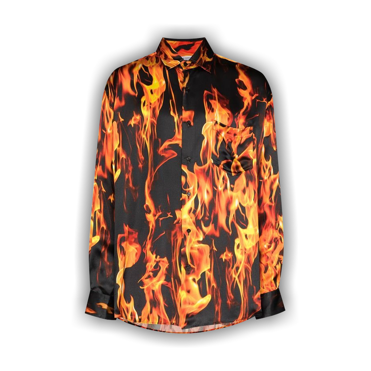 Buy Vetements Fire Jersey Shirt 'Fire' - UE52SH540F FIRE | GOAT