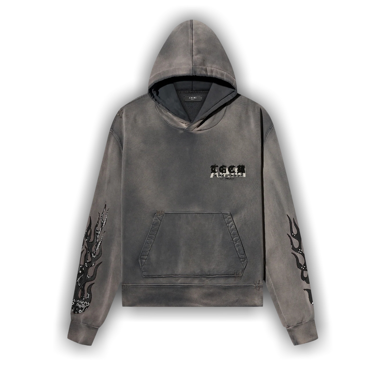 24PF new/AMIRI ドリームチームパーカー Hoodie Black AMIRI Dream Team Oversized Hoodie Black Men's - US