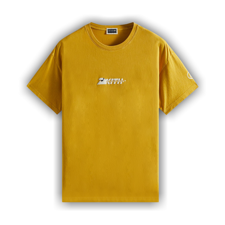 Buy Kith For Columbia EEA Rain Mountain Tee 'Bright Gold