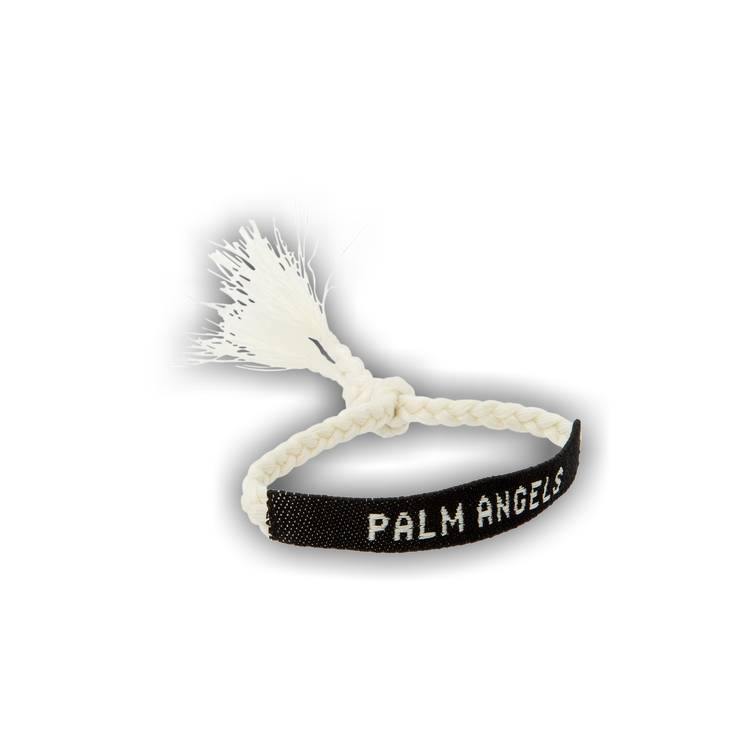 Buy Palm Angels Logo Bracelet 'Black/Off White