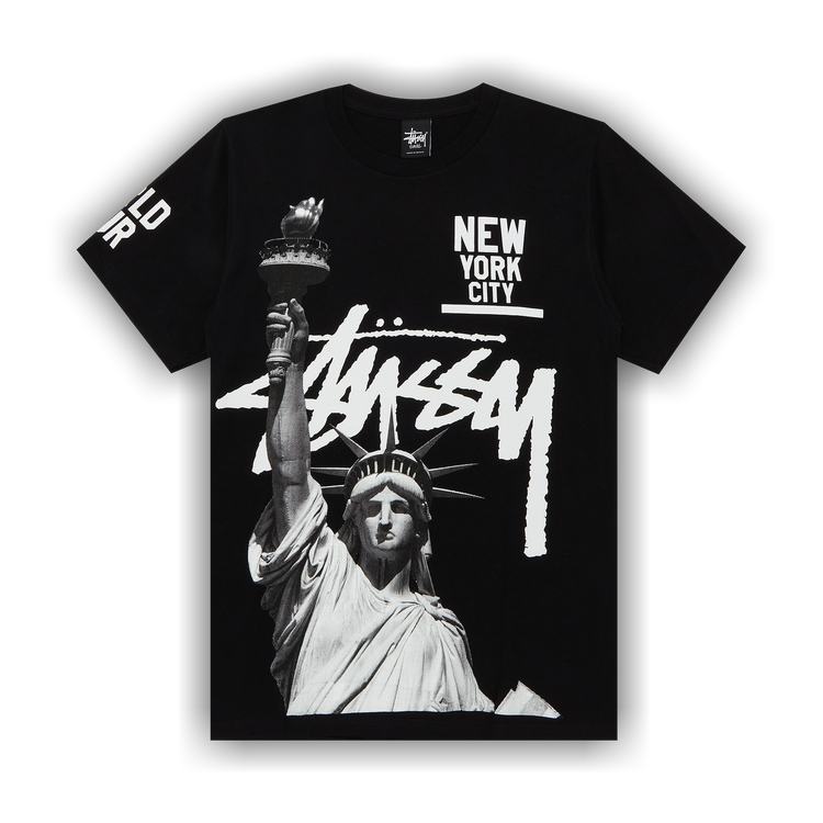 Stussy Lady Liberty White/Black Tee Limited Edition