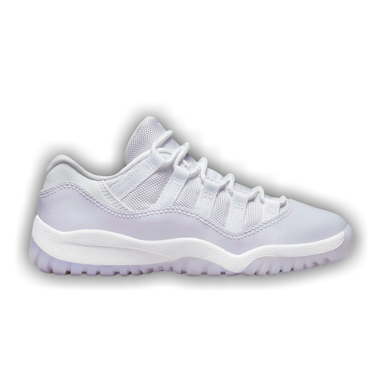 White and purple jordans 11 discount