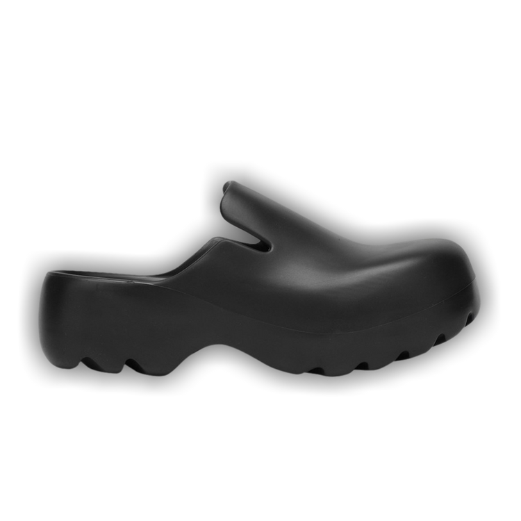 【Bottega Veneta】 正規品★ Rubber Flash Clog Black Bottega Veneta Rubber Black Sandals Clogs 8 US (41 Euro